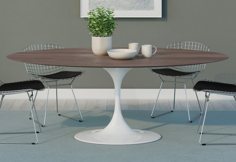 The Cool Oval Dining Table for Your Small Dining Room