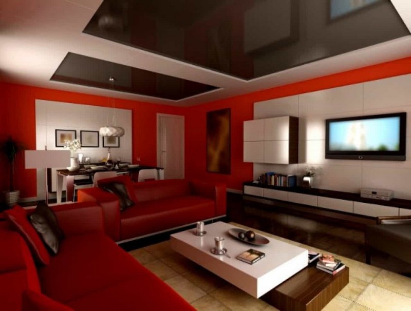 Red Living Room; Symbol of The Spirit