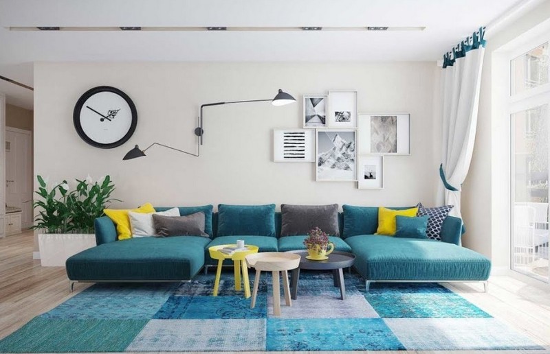 Designing Your House with Turquoise Sofa